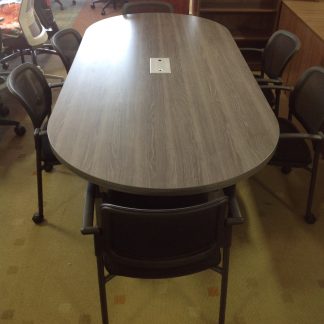 Conference Table 8 ft in coastal Gray