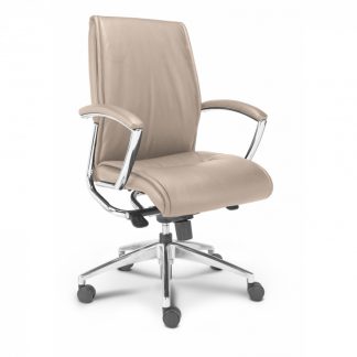 ALTO Leather Mid-Back Office Chair