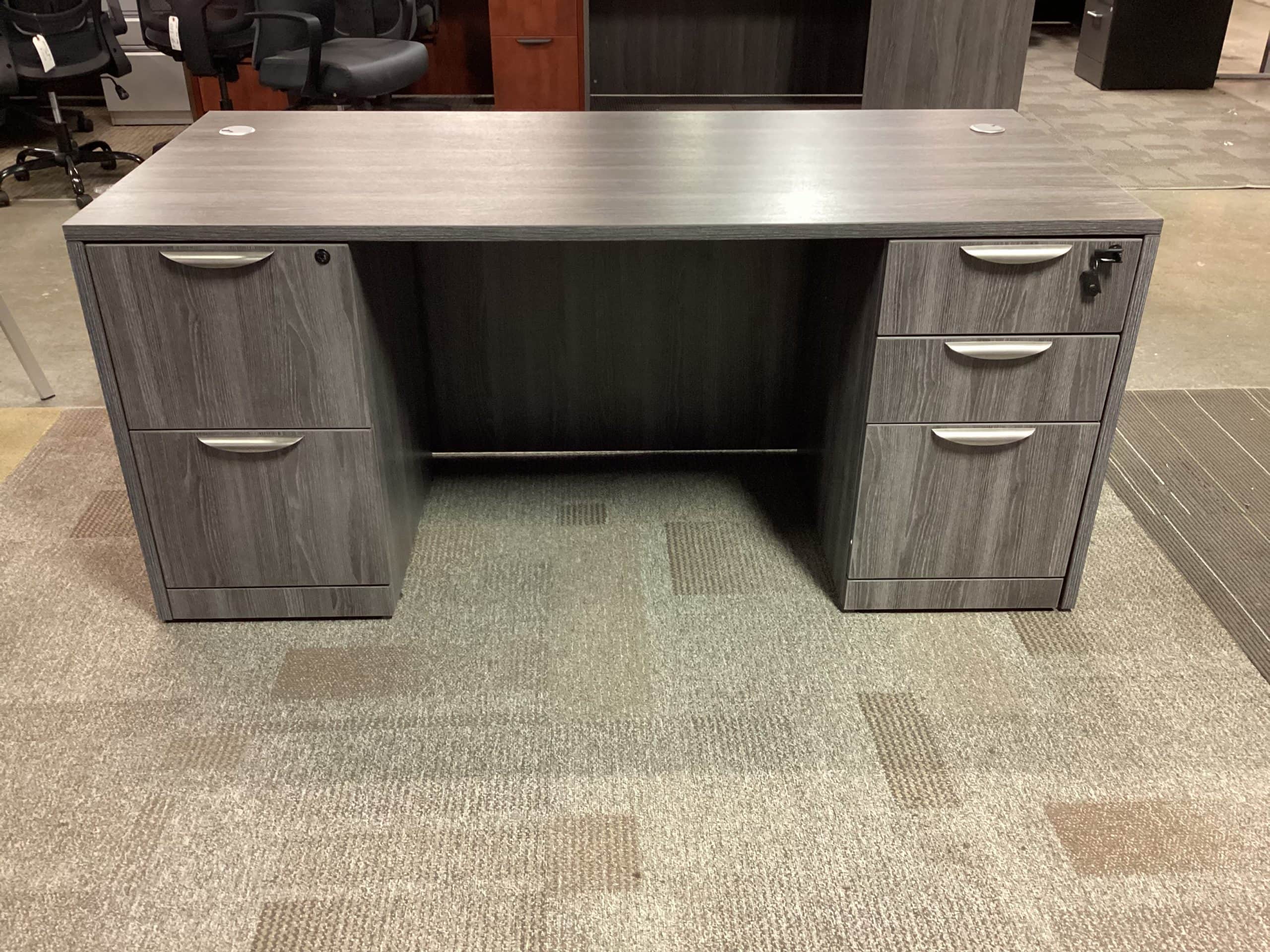 Desk Shell w/Pedestals (Option S2)