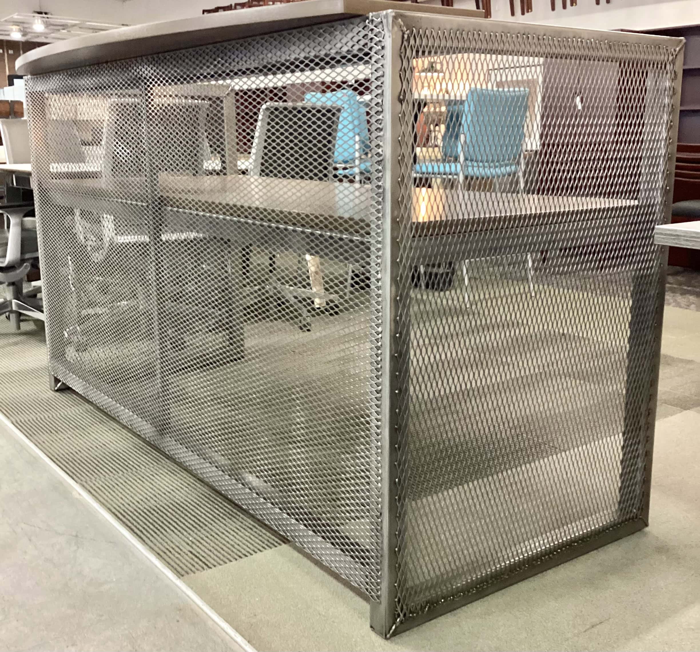 Custom Steel Base RECEPTION DESK